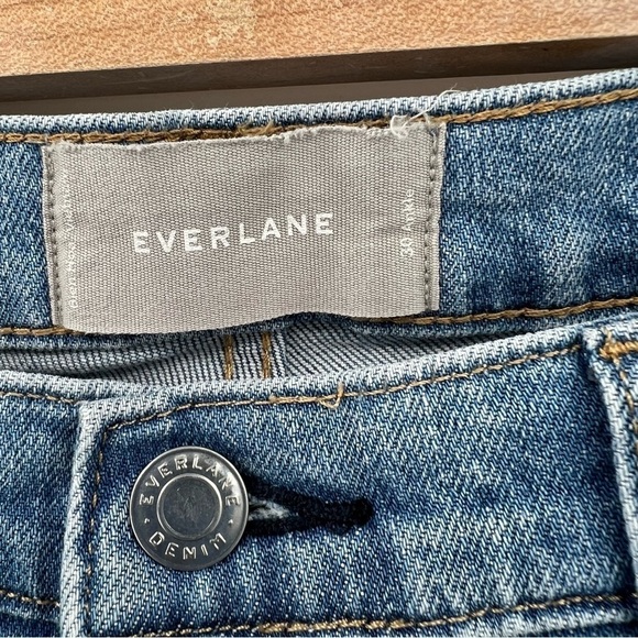 Everlane High Rise Skinny Ankle Jeans Light Wash Size 30 - Picture 3 of 8
